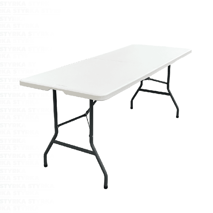 Mesa Plegable Styrka Color Blanco 1.80 M