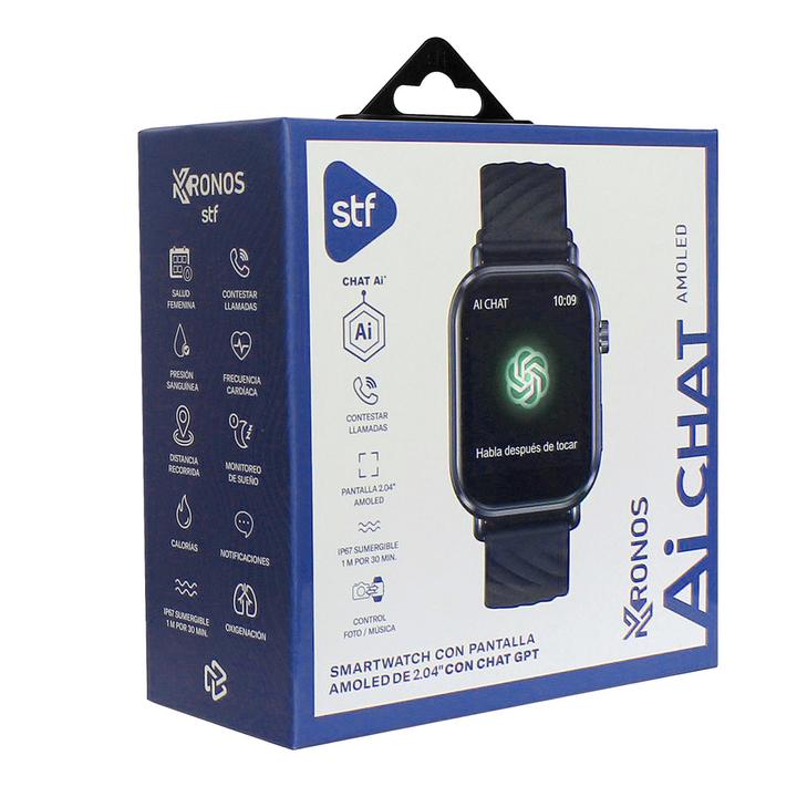 Smartwatch Stf Kronos Atrium Con Chat Gpt 2 Modelo St-W49803