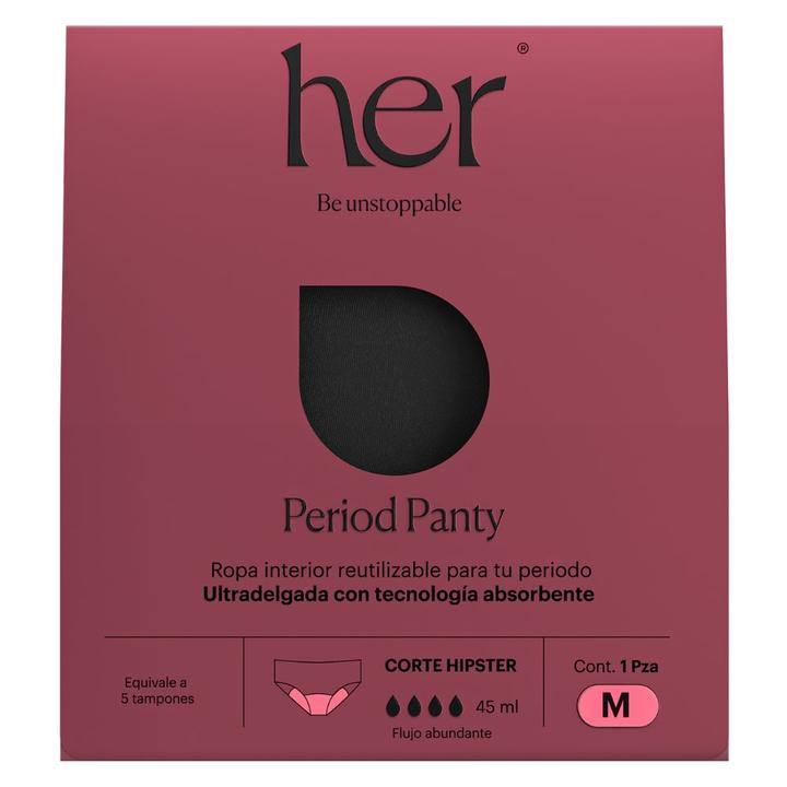 Panty Period Her Flujo Abundante Talla Mediana