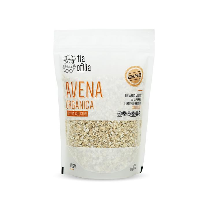 Avena Orgánica Tía Ofilia De Rápida Cocción 300 G