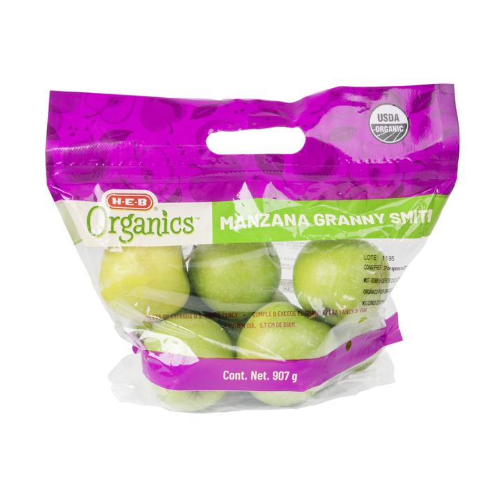 Heb Organics Manzana Granny Smith 907 G