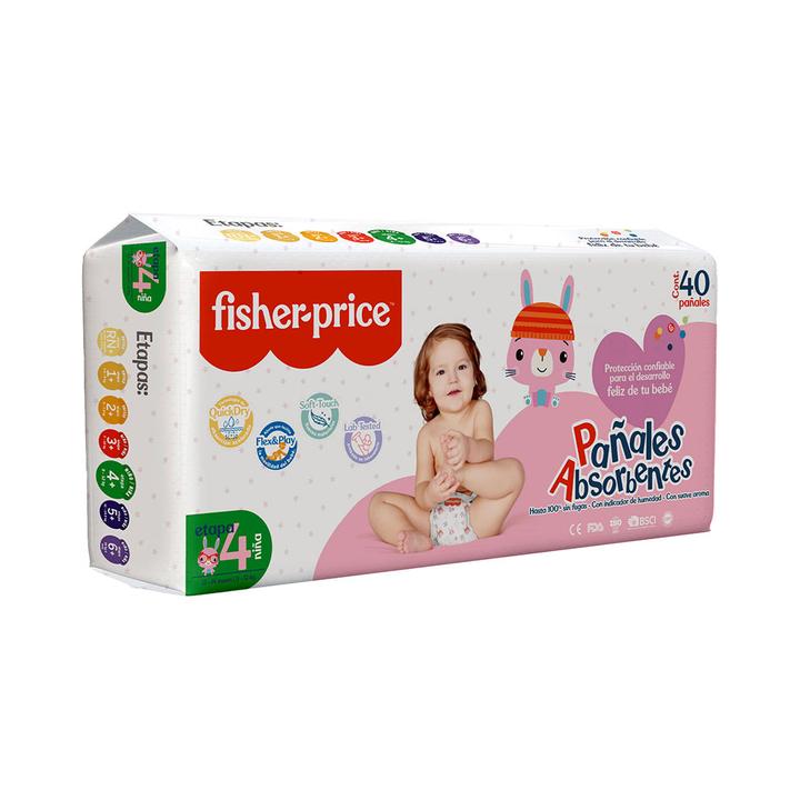 Pañal Etapa 4 Niña 40 Pz