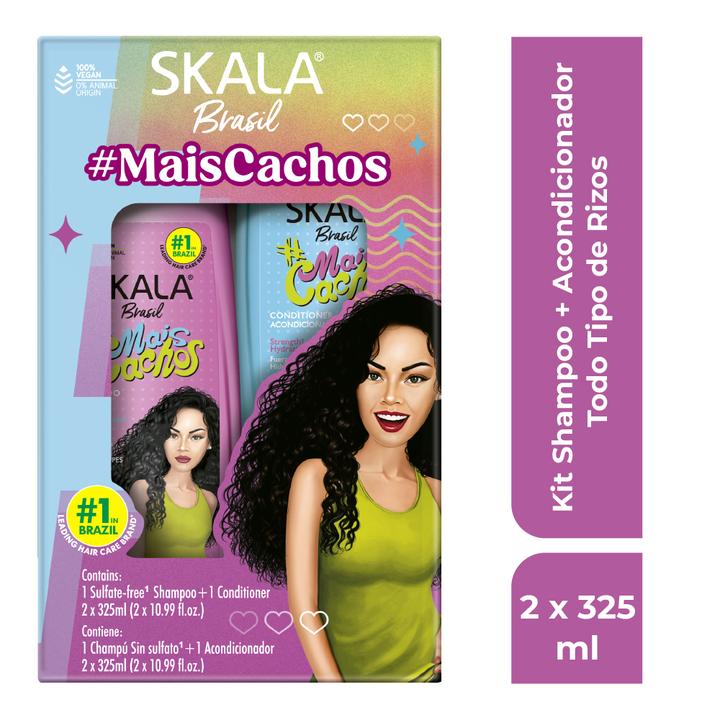 Kit Shampoo+Acondicionador Mais Cachos 650 Ml
