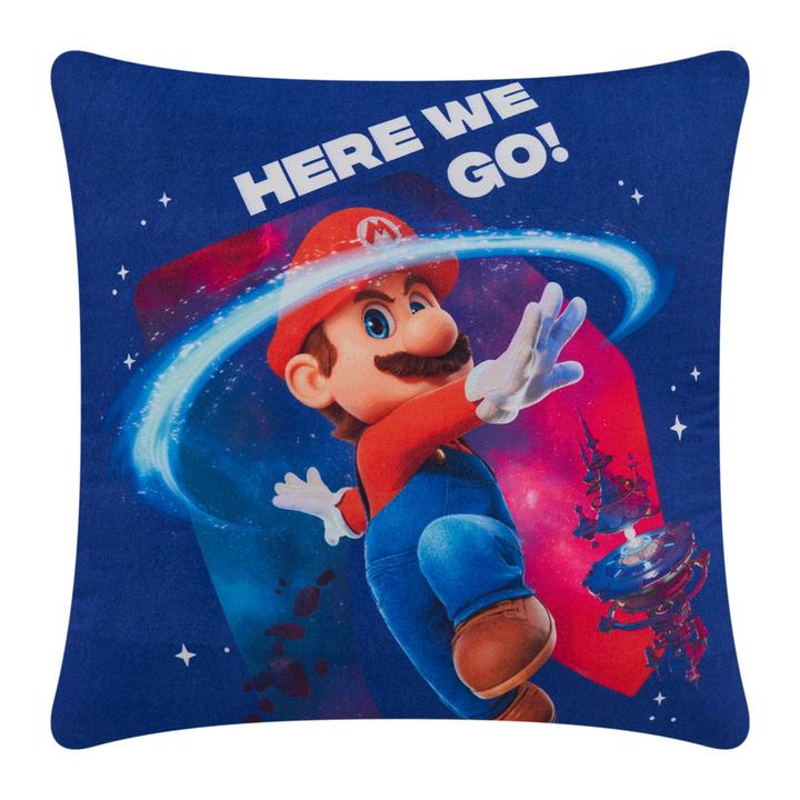 Cojin Luigi Y Mario Jump 45 Cm X 45 Cm 1 Pz