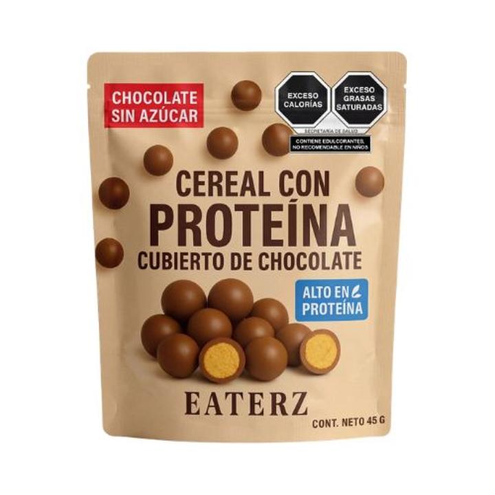 Cereal Con Proteína Cubierto De Chocolate Eaterz Sin Azúcar 45 G
