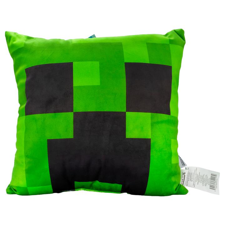 Cojin Minecraft Creeper Cool Color Verde 35 Cm