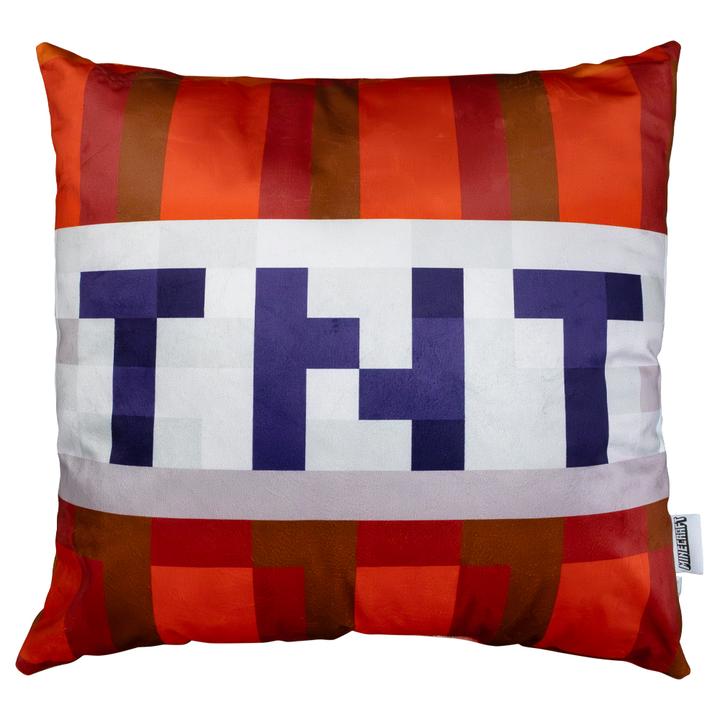 Cojin Minecraft Tnt Color Rojo 45 Cm