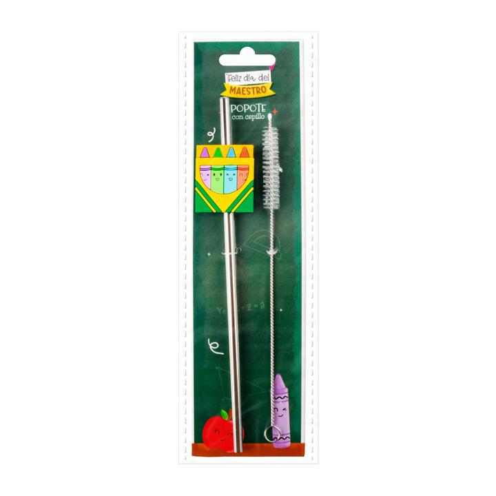 Popote C/Deco Y Cepillo Ddm26 1 Pz