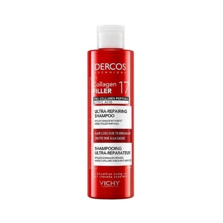 Dercos Collagen 17 Shampoo Reparador 200 Ml 200 Ml