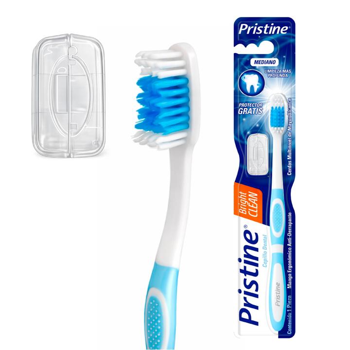 Cepillo Dental Pristine Bright Clean Mediano