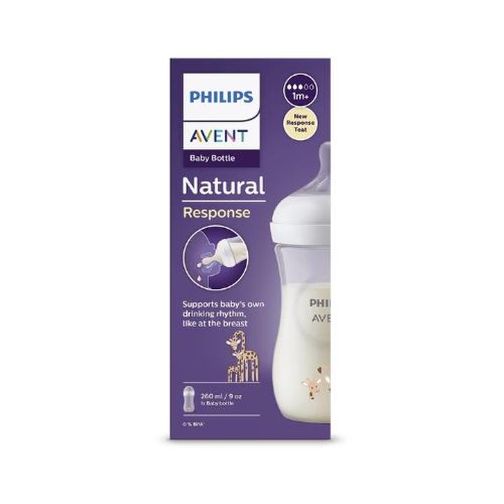 Avent Biberon Natural Response 9oz Jirafa 1 Un