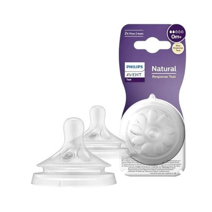 Avent Tetina Natural Response Flujo Lento 2 Un
