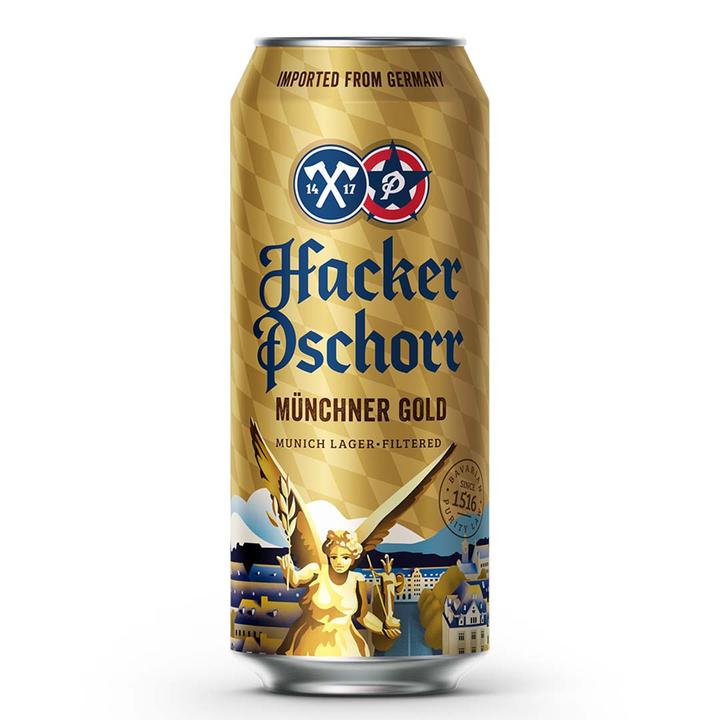 Cerveza Importada Hacker-Pschorr Munchner Gold 330 Ml