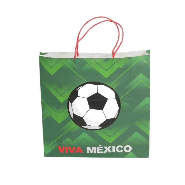 Bolsa De Regalo Grande Horizontal Con Diseño De México