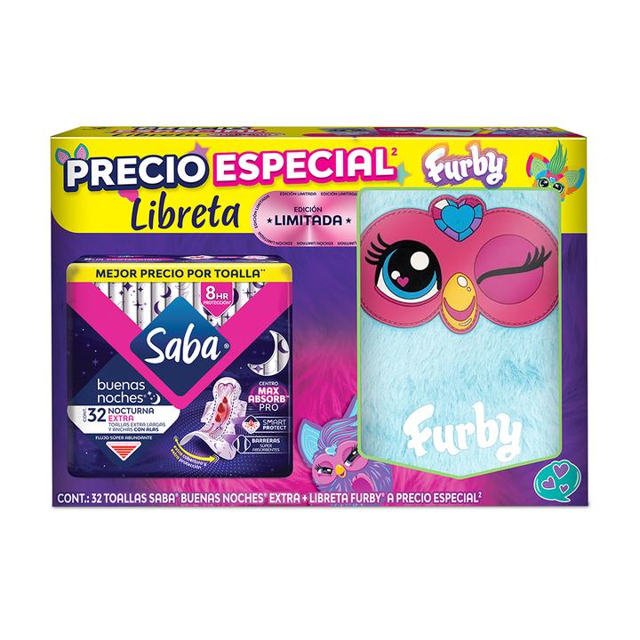 Pack Toallas Femeninas Saba Furby Edición Limitada