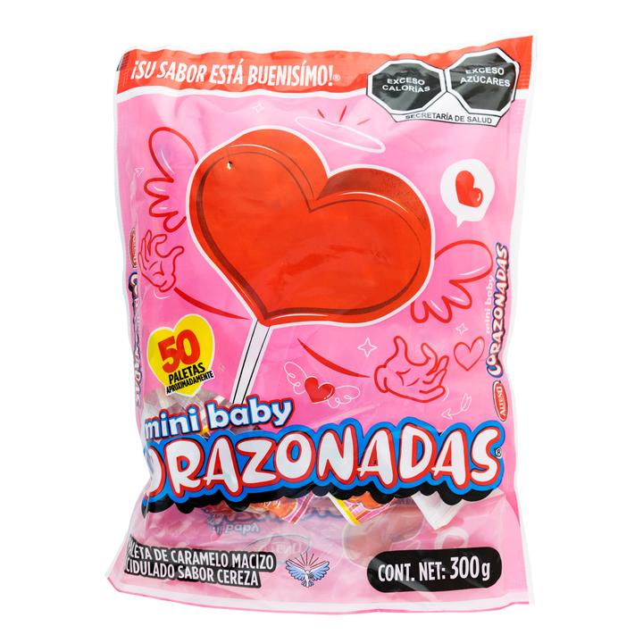 Paleta Mini Baby Corazonada 50 Pz Paleta Mini Ba 50 Pz
