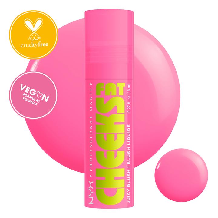 Rubor Líquido Nyx Fat Cheeks Dragon Fruit Drip 8 Ml