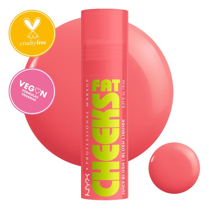 Rubor Líquido Nyx Fat Cheeks Fig Fizz 8 Ml