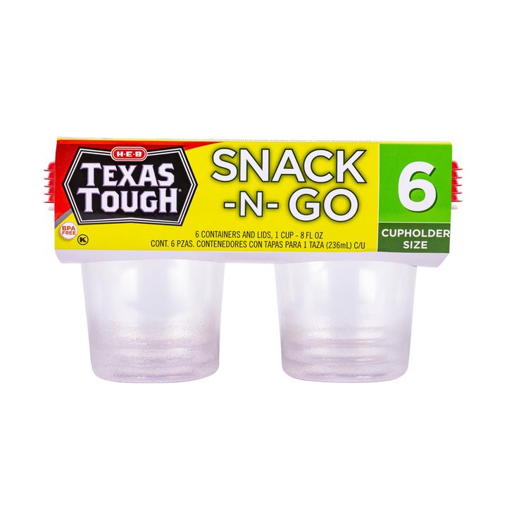 Contenedor Para Snack 6 Pz