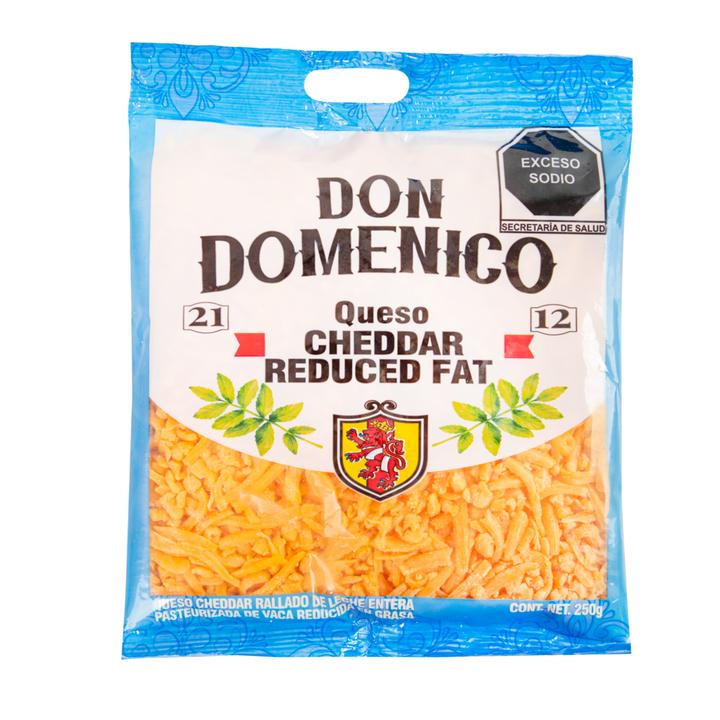 Don Domenico Queso Cheddar Reducido En Grasa 250 G