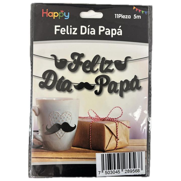 Banderin Del Dia Del Padre Metalizado Varios Mode 1 Pz