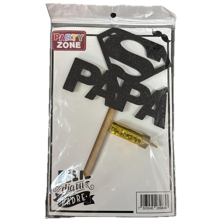 Cake Topper Dia Del Padre Mdf 1 Pz