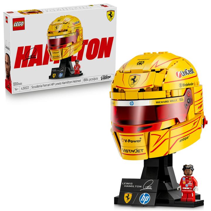 Casco De Lewis Hamilton Lego Editions Scuderia Ferrari Hp