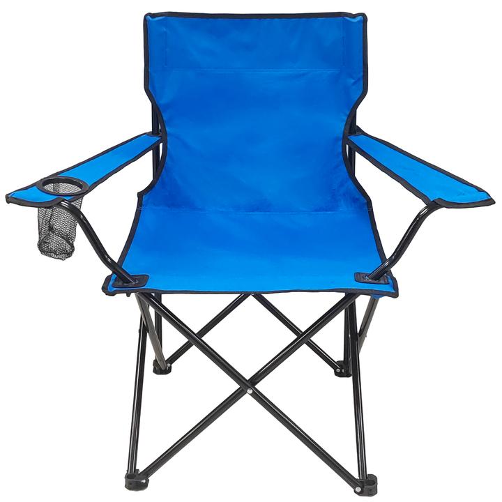 Silla Con Brazos Básica Azul
