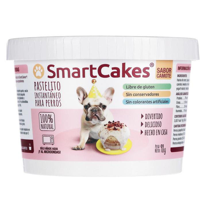 Pastelito Instantáneo Para Perros Smartcakes Sabor Camote 98 G