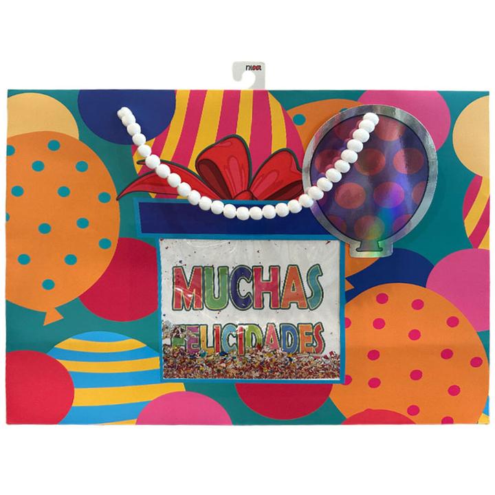 Bolsa Con Acabados Ventana 3d Boutique Jumbo D4 1 Pz