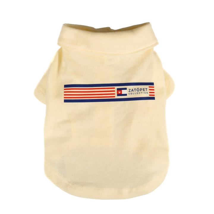Playera Color Beige Para Mascotas Zatopet