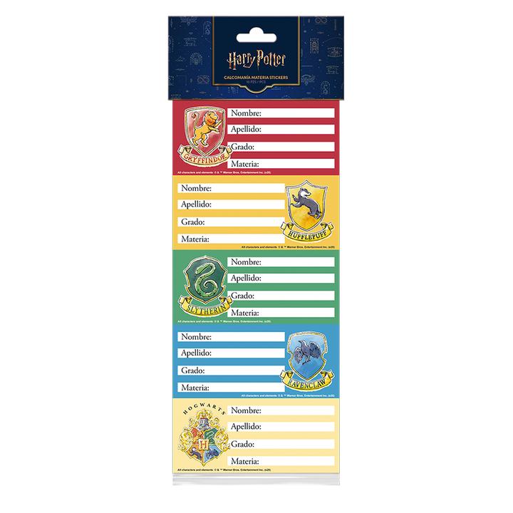 Etiqueta Escolar Con 10 Piezas Harry Potter 1 Pz
