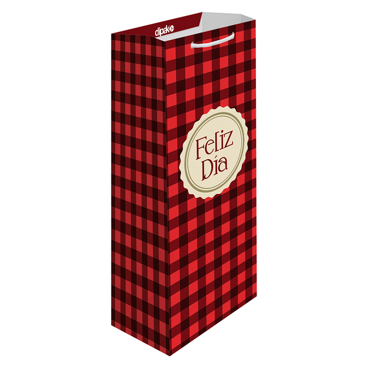 Bolsa De Regalo Botella Papás 1 Pz