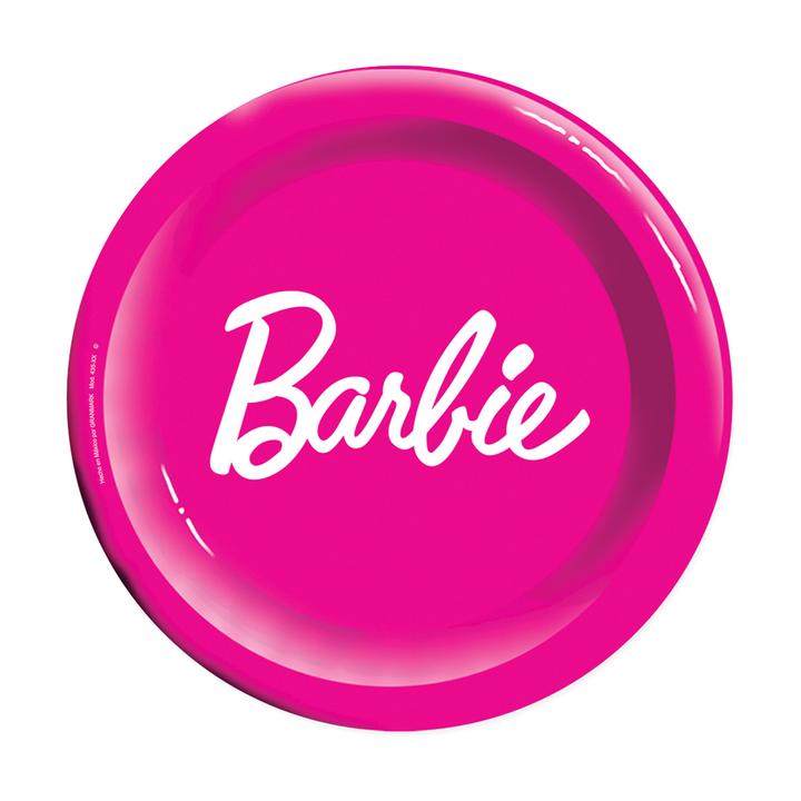 Plato Pastelero C/6 Barbie 1 Pz