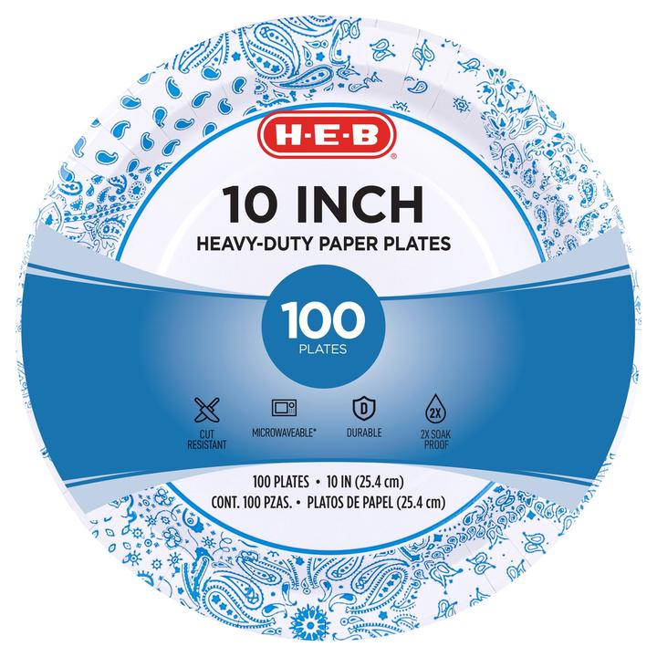 Plato De Papel 100 Pz