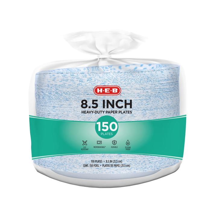 Plato De Papel De 21.5 Cm Con 150 Pz