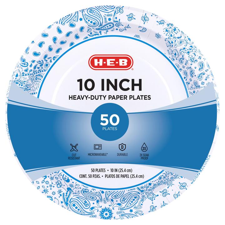 Plato De Papel 50 Pz