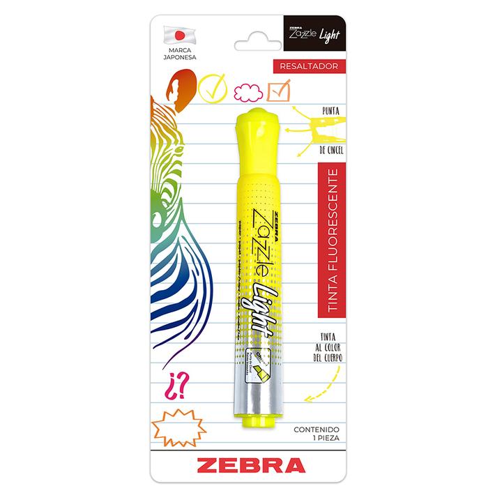 Resaltador Zazzle Light Amarillo Bl 1 Pza Resalt 1 Pz
