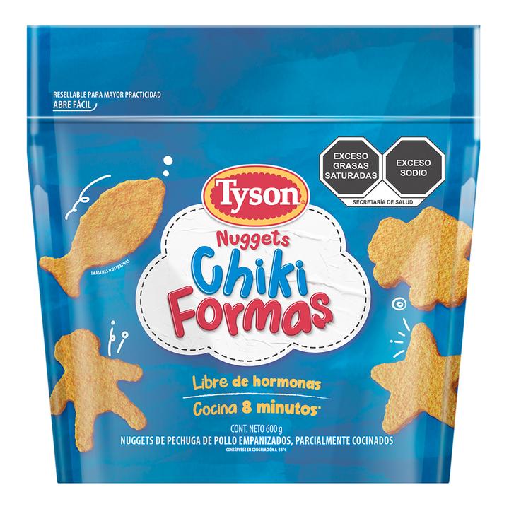 Nuggets De Pollo Chikiformas Tyson 600 G
