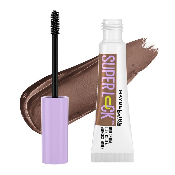 Gel Fijador De Cejas Con Color Maybelline Super Lock Tono Medium Brown