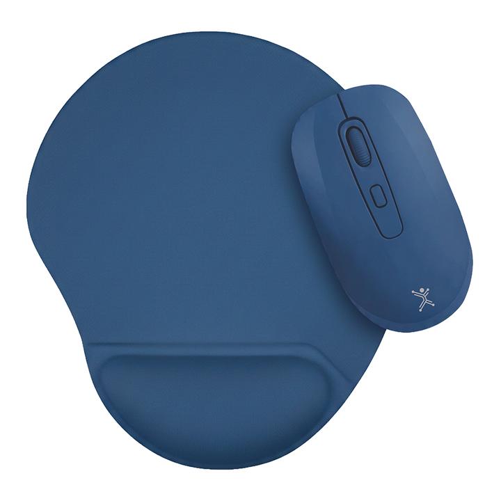 Kit Ratón Inalámbrico+Tapete Bonet Azul 1 Pz