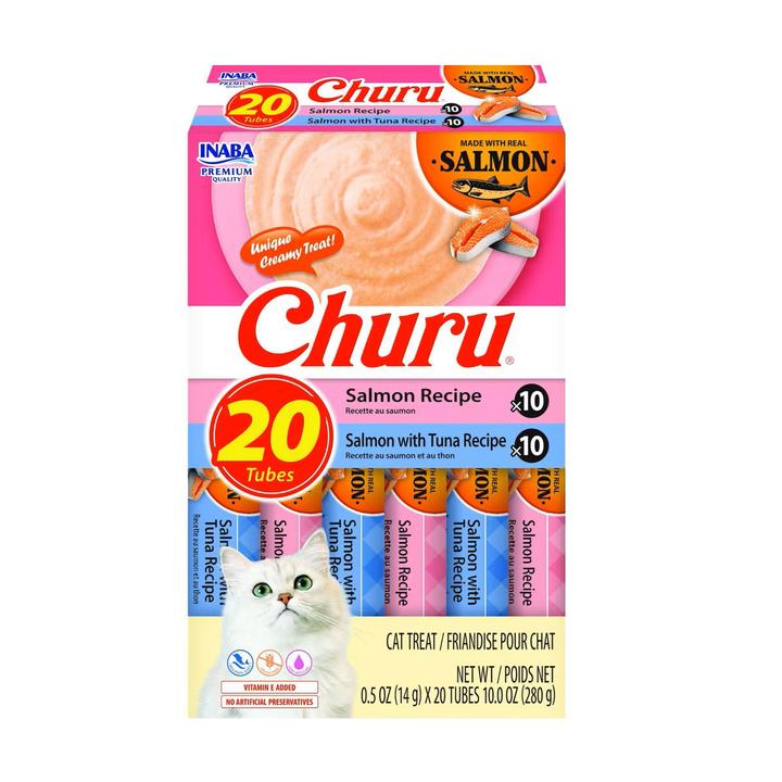 Churu Premio Para Gato Sabor Salmón 20 Pz