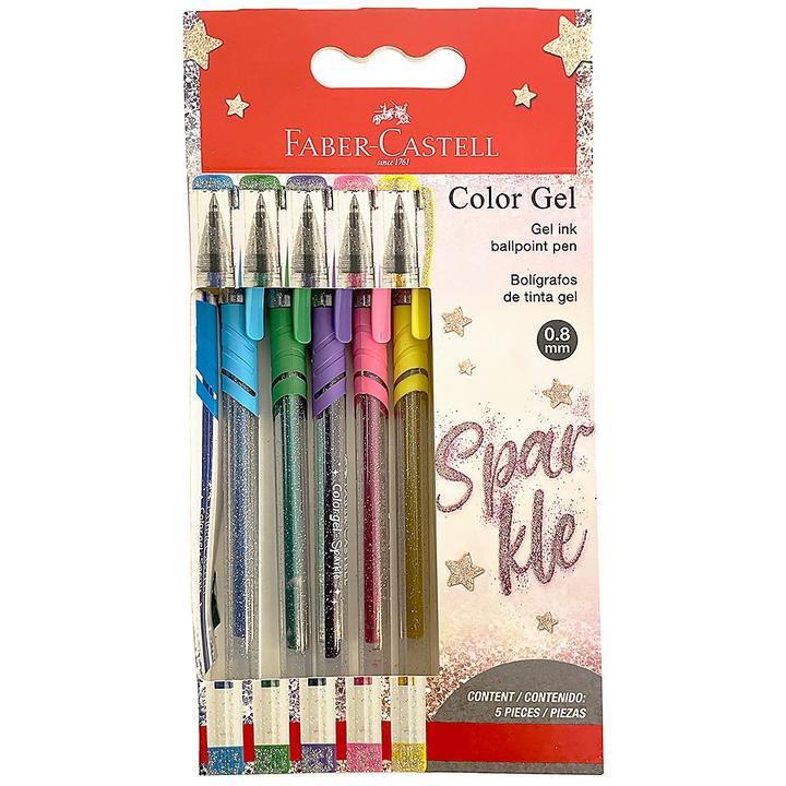 Boligrafo Tinta Gel Sparkle C/5 Boligrafo Tinta 12 Cj