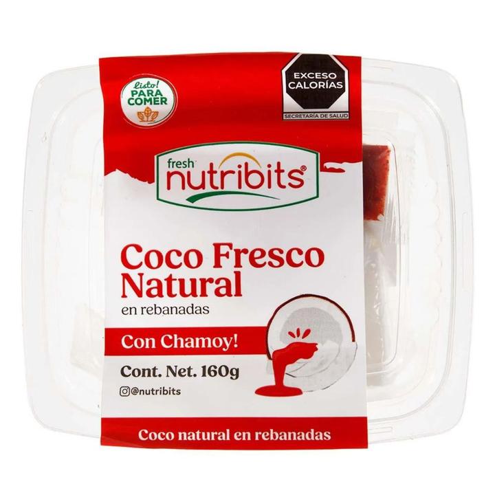 Coco Fresco Natural En Rebanadas Con Chamoy 160 G