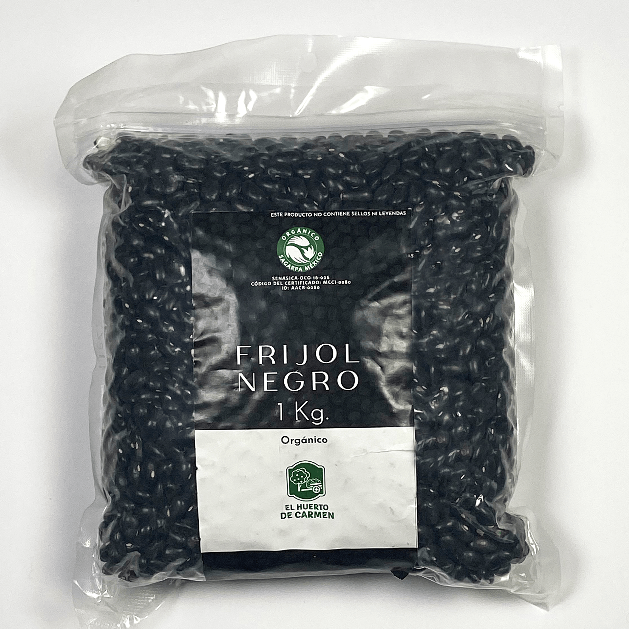 El Huerto De Carmen Frijol Negro Organico 1000 G