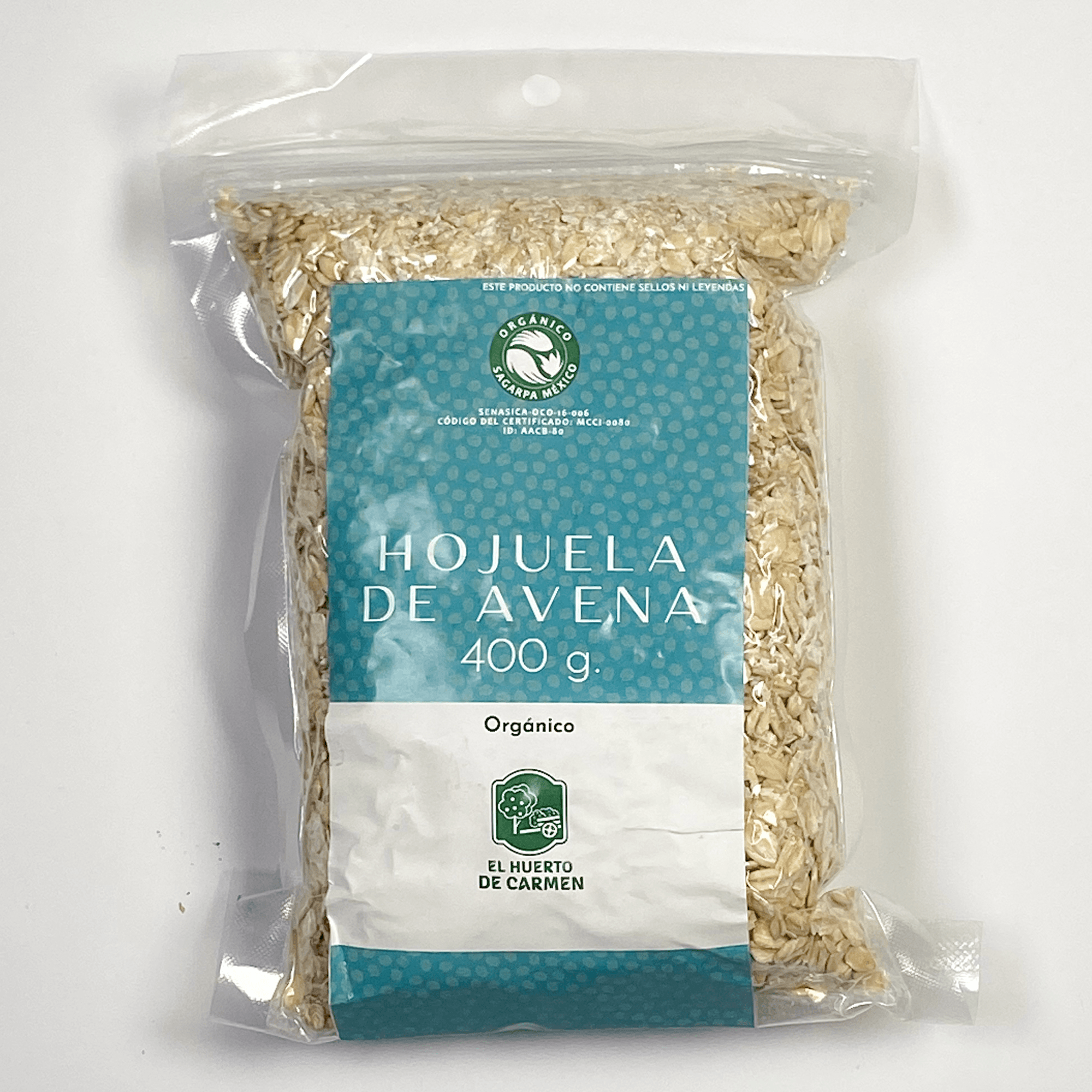 Hojuela De Avena Organico 400 G