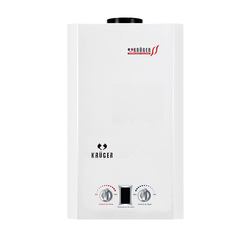 Calentador Instantáneo Krüger Modelo 4410 Sin Piloto 10 Lts X Minuto Gas L.P