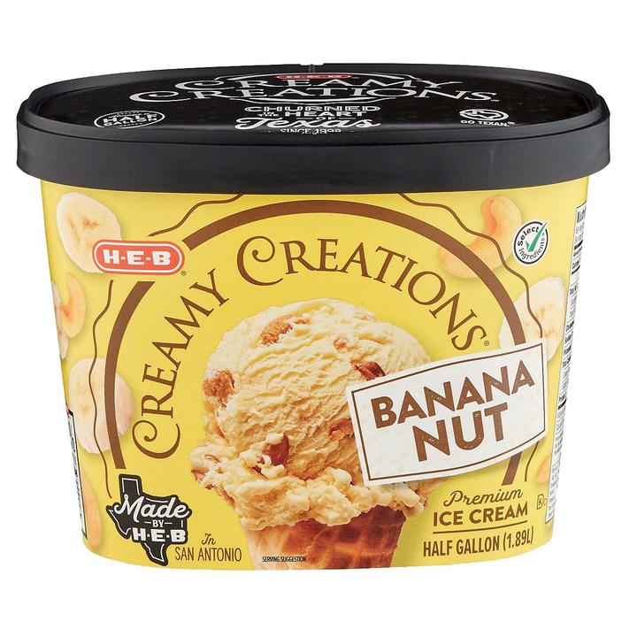 Heb Helado Banana Nut 1.89 L