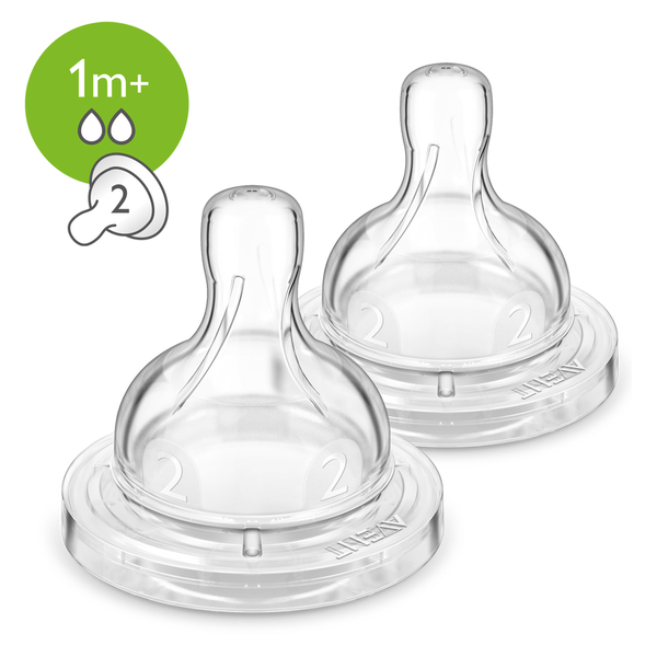 Mamila Clasica Flujo Lento 2 Pz