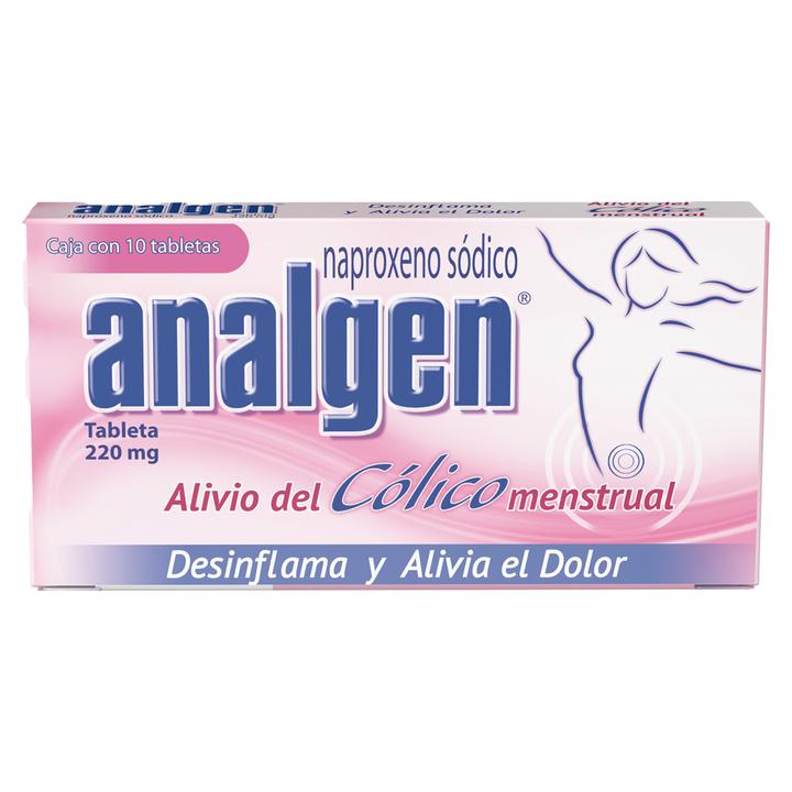Analgen Cólicos 220 Mg Con 10 Pz